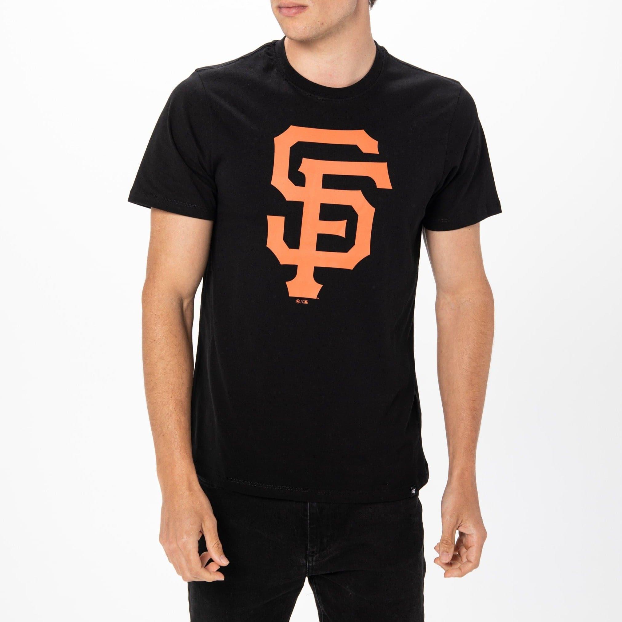 47 Brand T-Shirts San Francisco Giants '47 MLB Imprint Echo T-Shirt - Black