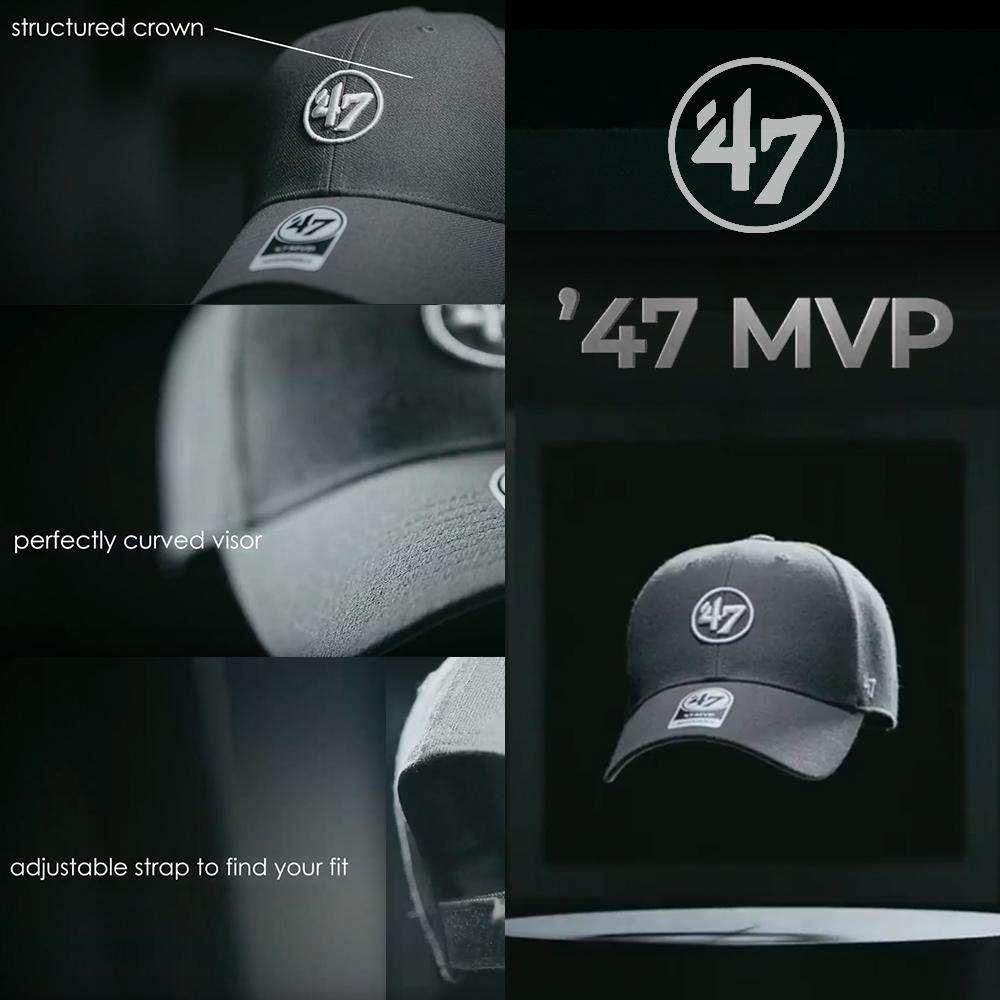 47 Brand Caps San Francisco Giants '47 MLB Nantasket Script Pre-Curved Snapback Hat - Black