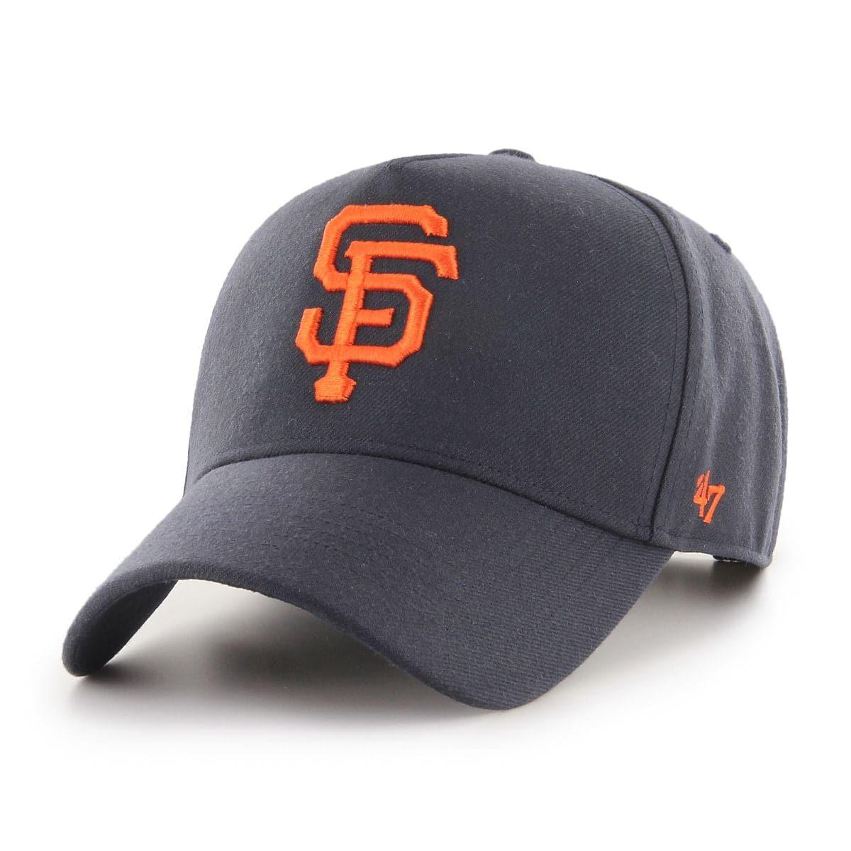 47 Brand Caps San Francisco Giants '47 MLB Replica MVP DT Pinch Curve Snapback Hat - Navy