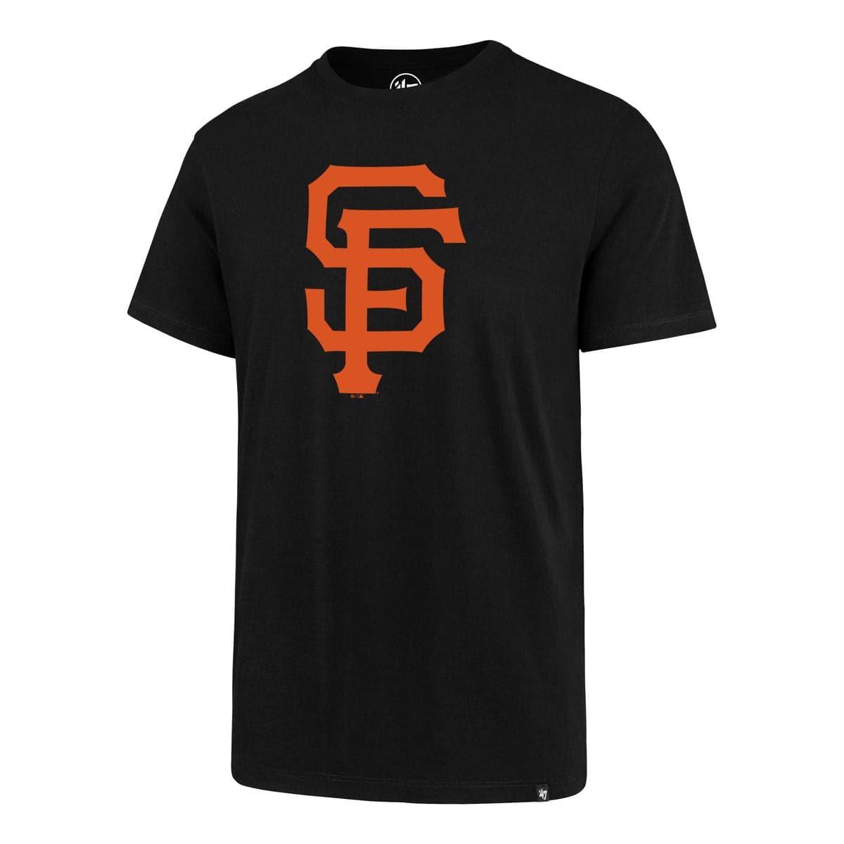 47 Brand T-Shirts San Francisco Giants '47 MLB Team Imprint Splitter T-Shirt - Black