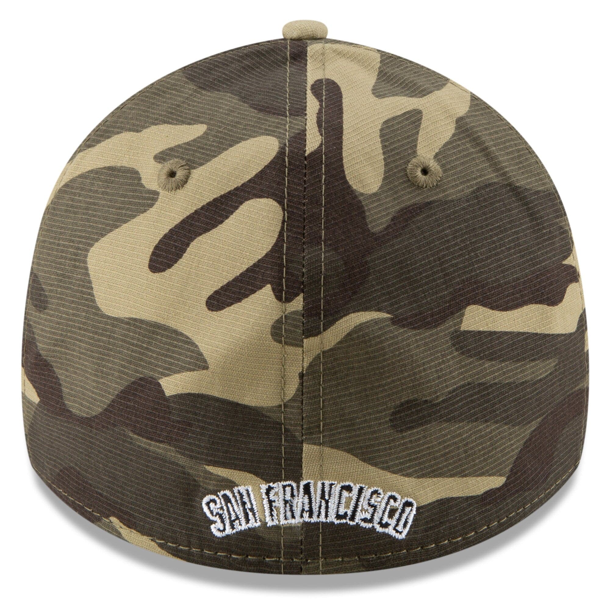 New Era Caps San Francisco Giants New Era MLB 2021 Armed Forces 39THIRTY Flex Fit Curve Hat - Camo