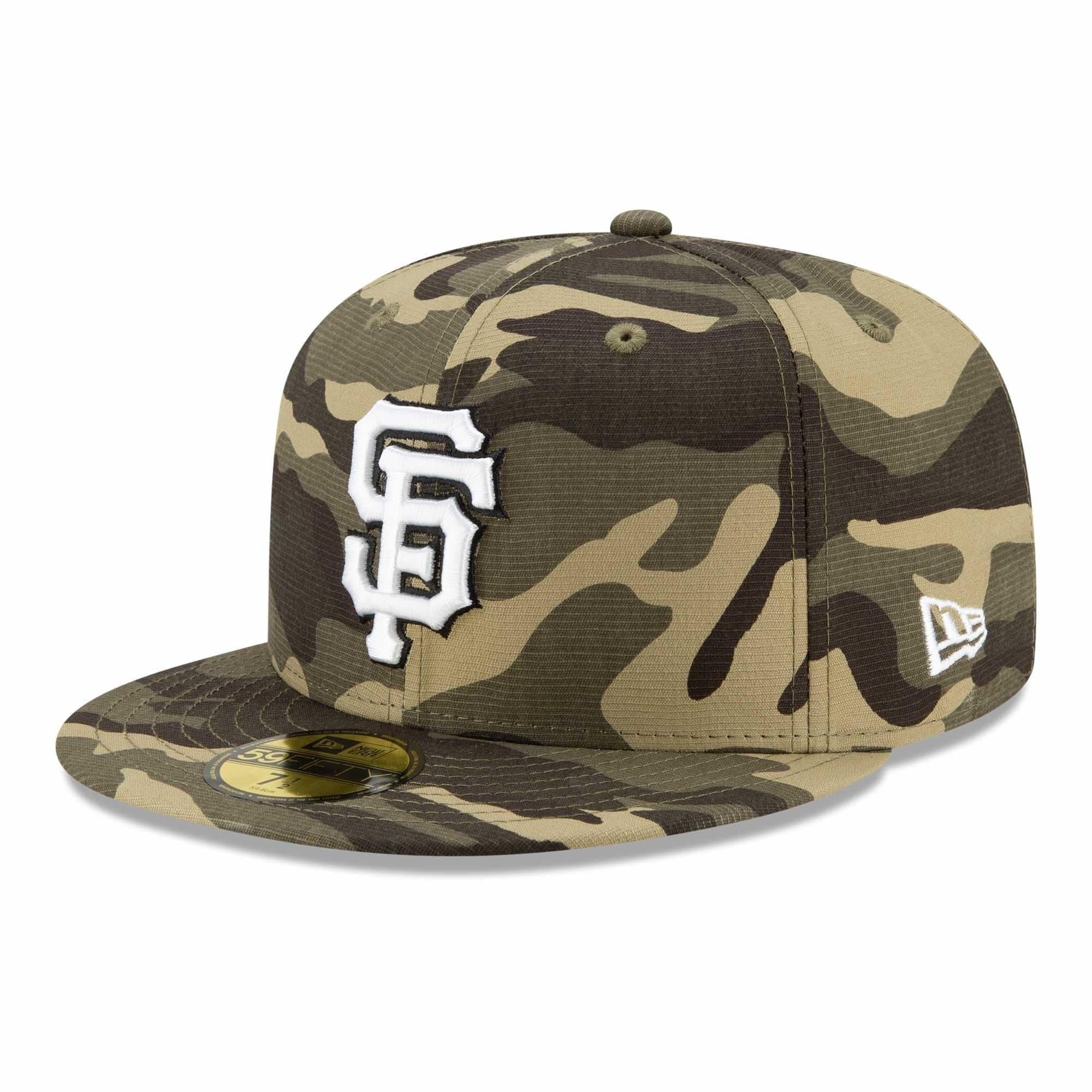 New Era Caps San Francisco Giants New Era MLB 2021 Armed Forces 59FIFTY Fitted Hat - Camo
