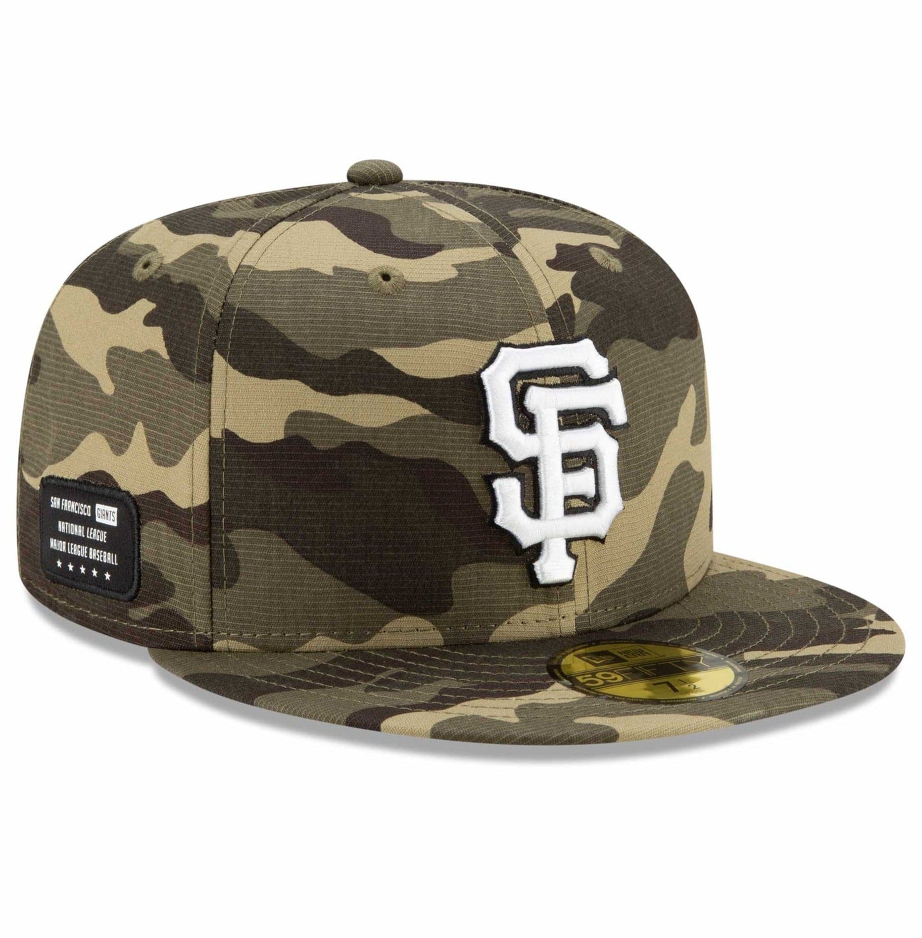 New Era Caps San Francisco Giants New Era MLB 2021 Armed Forces 59FIFTY Fitted Hat - Camo