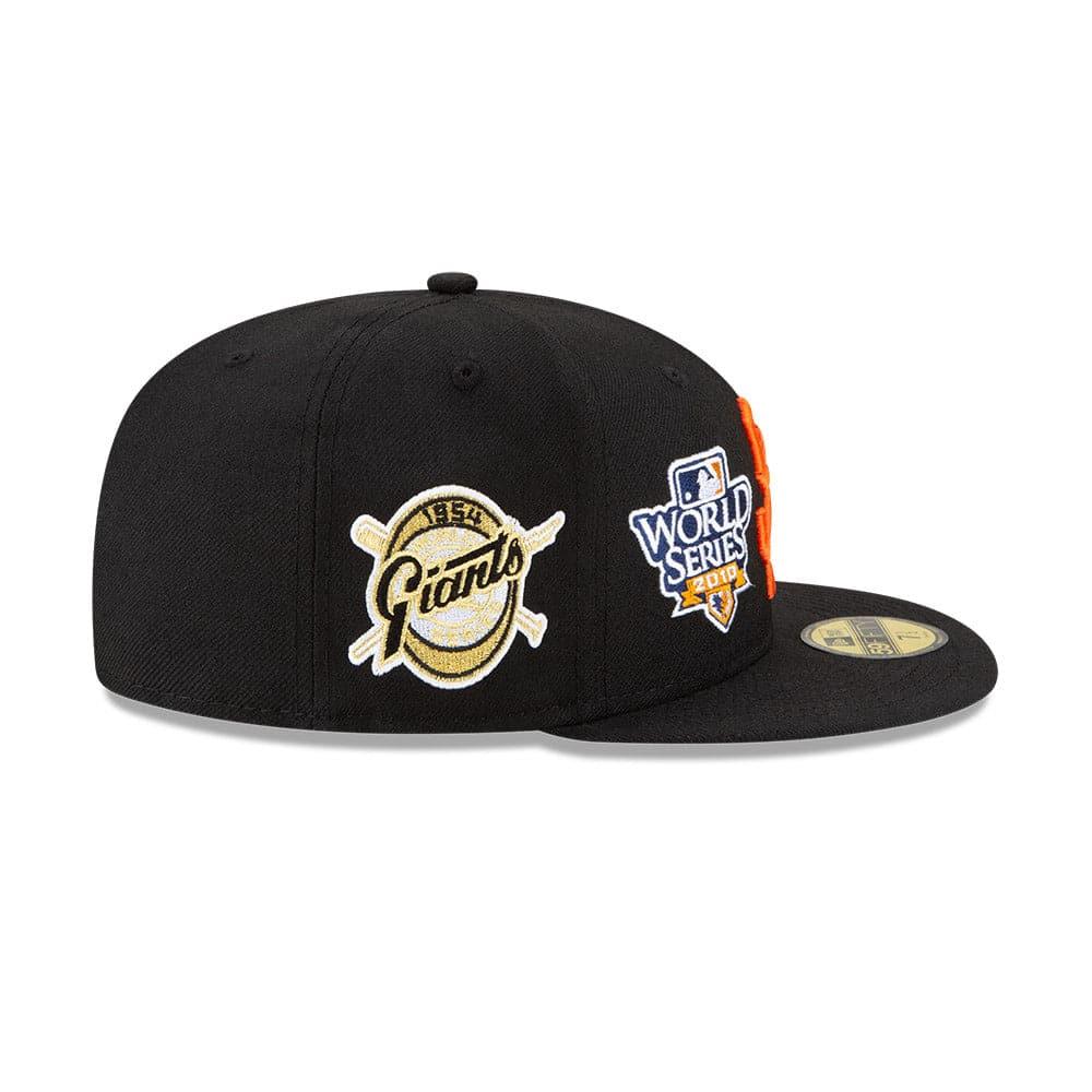 New Era Caps San Francisco Giants New Era MLB Champions Patch 59FIFTY Fitted Hat - Black