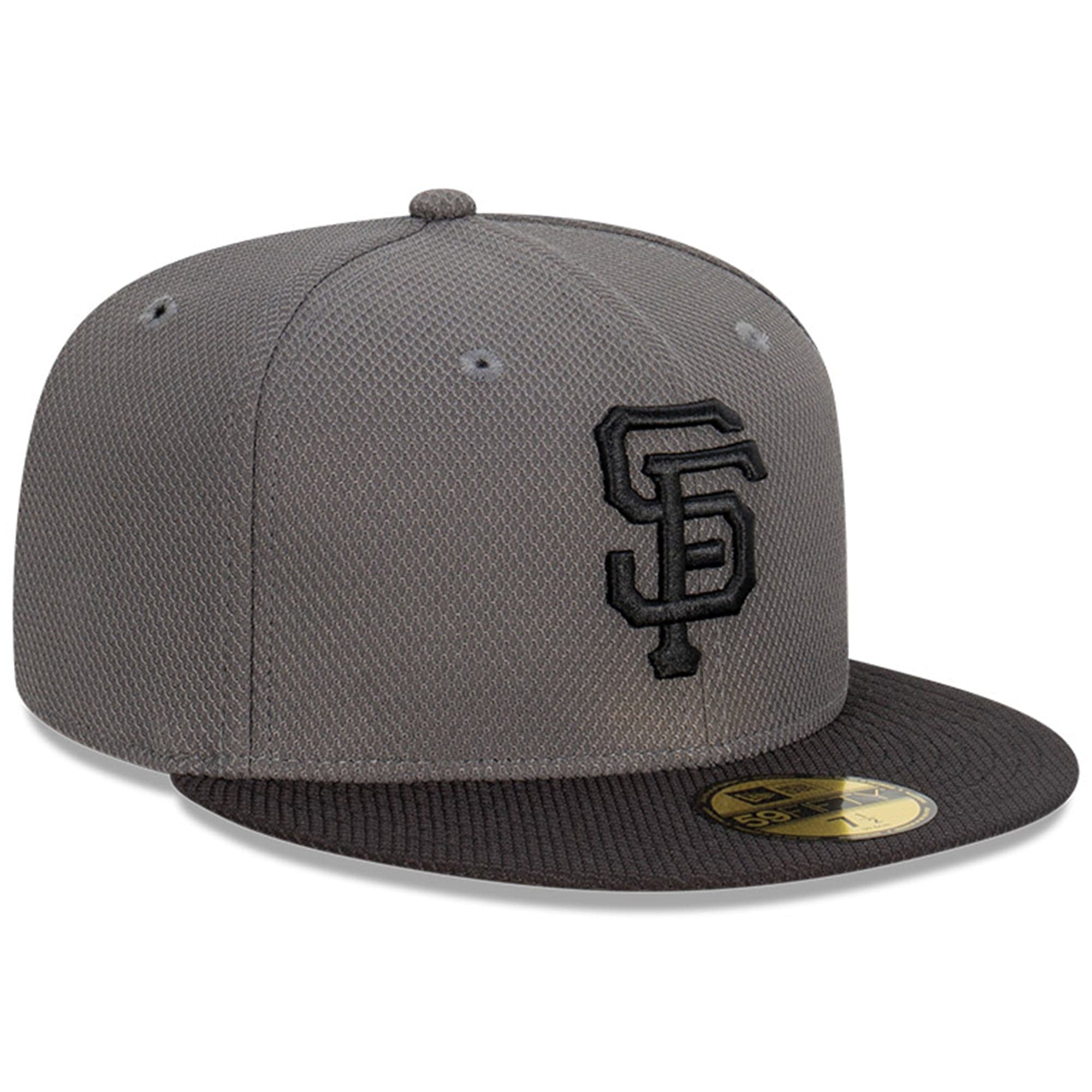 New Era Caps San Francisco Giants New Era MLB Storm Diamond Era 59FIFTY Fitted Hat - Graphite
