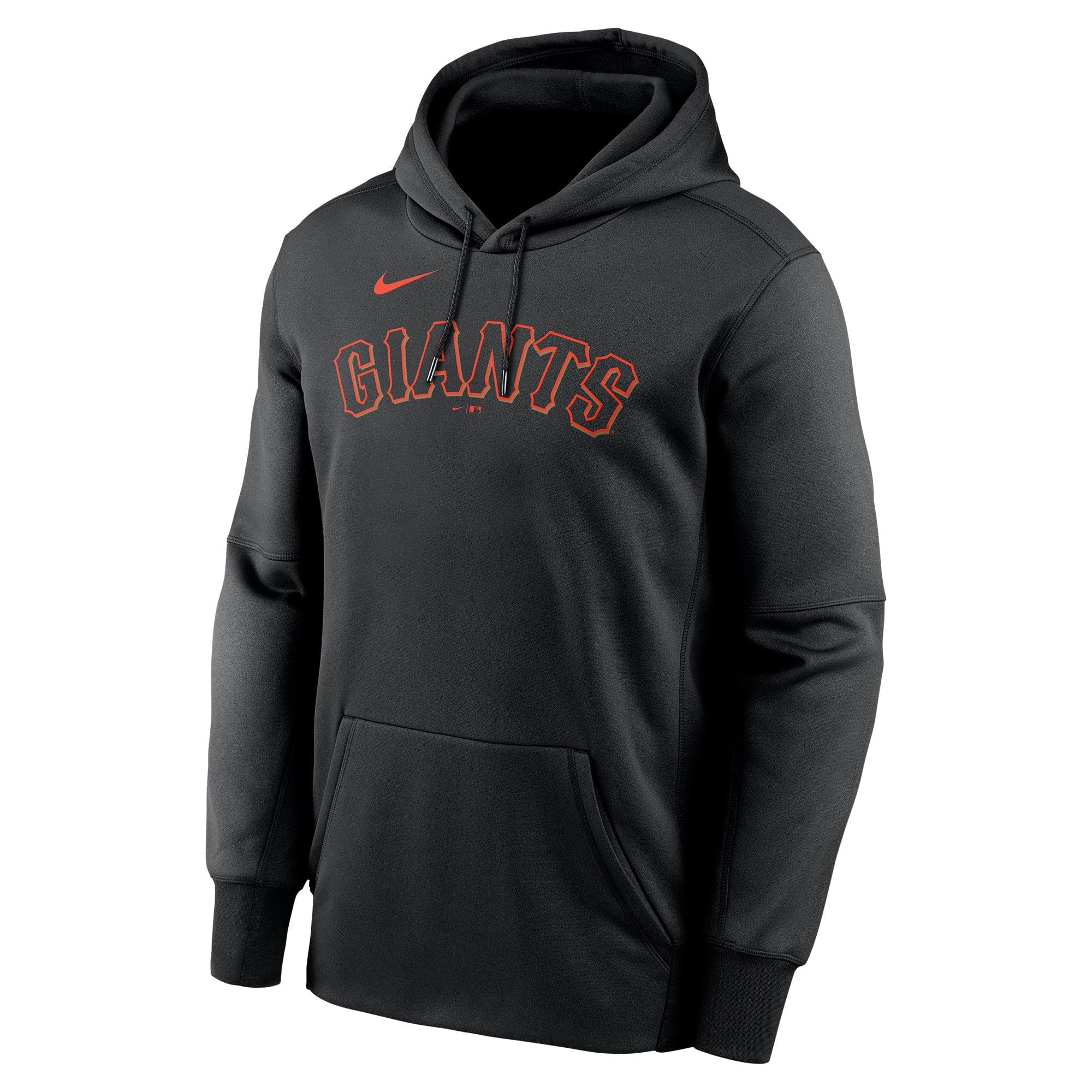 Nike Jumpers San Francisco Giants Nike MLB Wordmark Therma Hoodie Jumper - Black