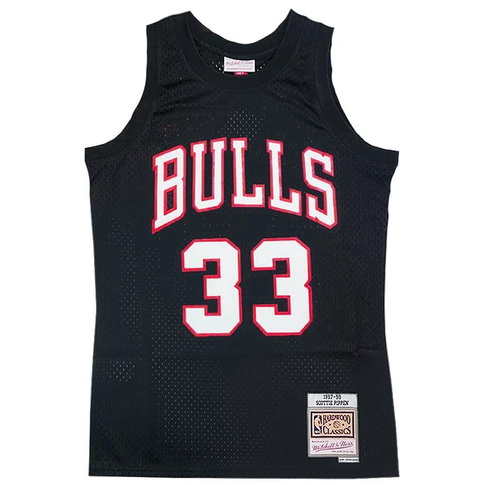Mitchell And Ness Jerseys Scottie Pippen Chicago Bulls Mitchell & Ness NBA Fashion Swingman Jersey - Black