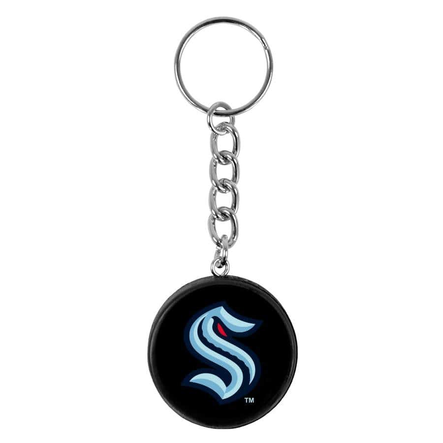 Inglasco Accessories Seattle Kraken Inglasco NHL 1.5” Mini Puck Plastic Keychain