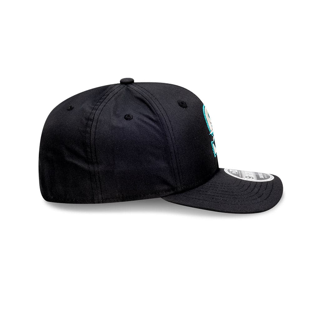 New Era Caps Seattle Mariners New Era MLB Team Prolight 9FIFTY OF Pre-Curved Snapback Hat - Black
