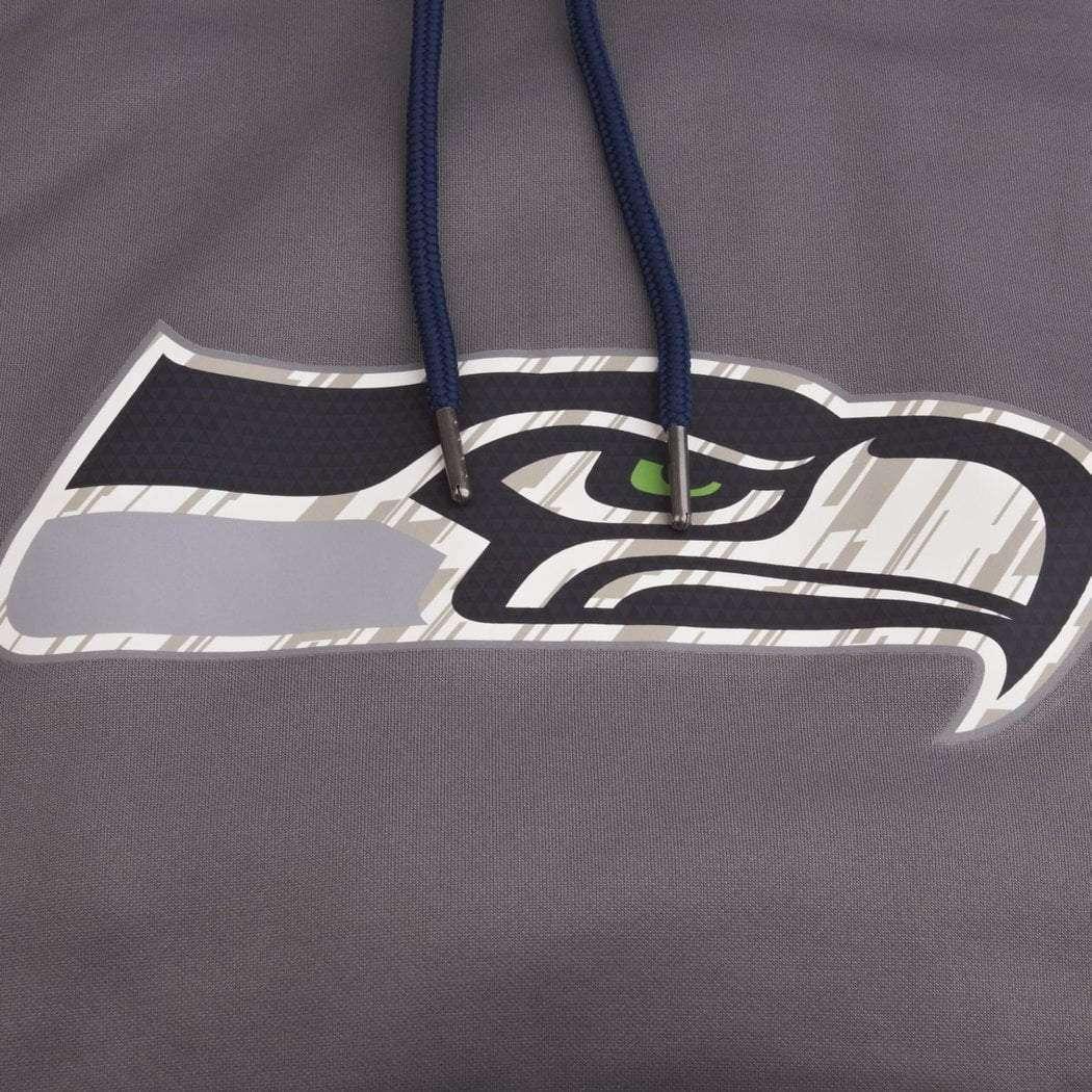 Majestic Athletic Jumpers Seattle Seahawks Majestic NFL Armor Performance Hoodie Jumper - Grey