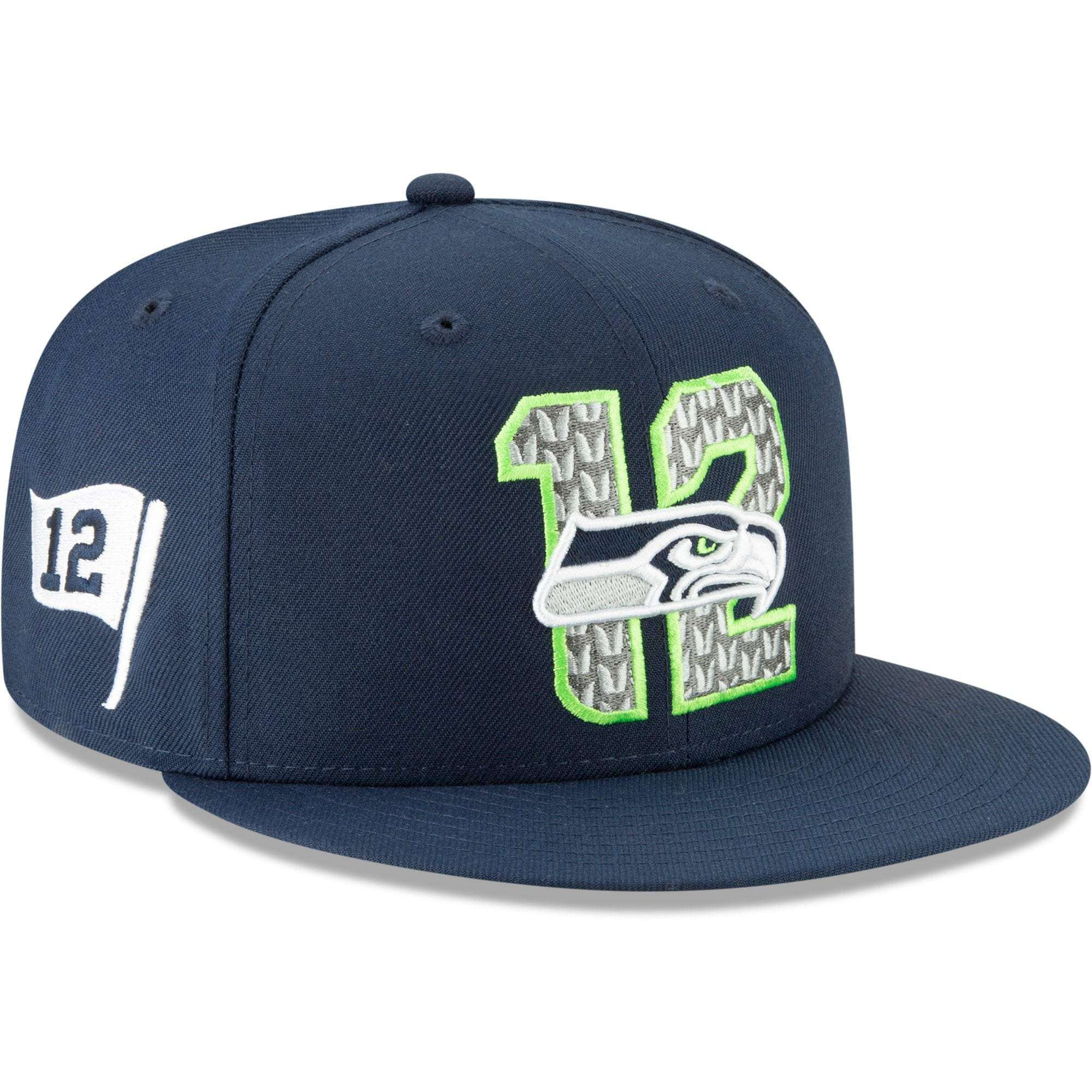 New Era Caps Seattle Seahawks New Era 2019 NFL Draft 9FIFTY Snapback Hat – Navy