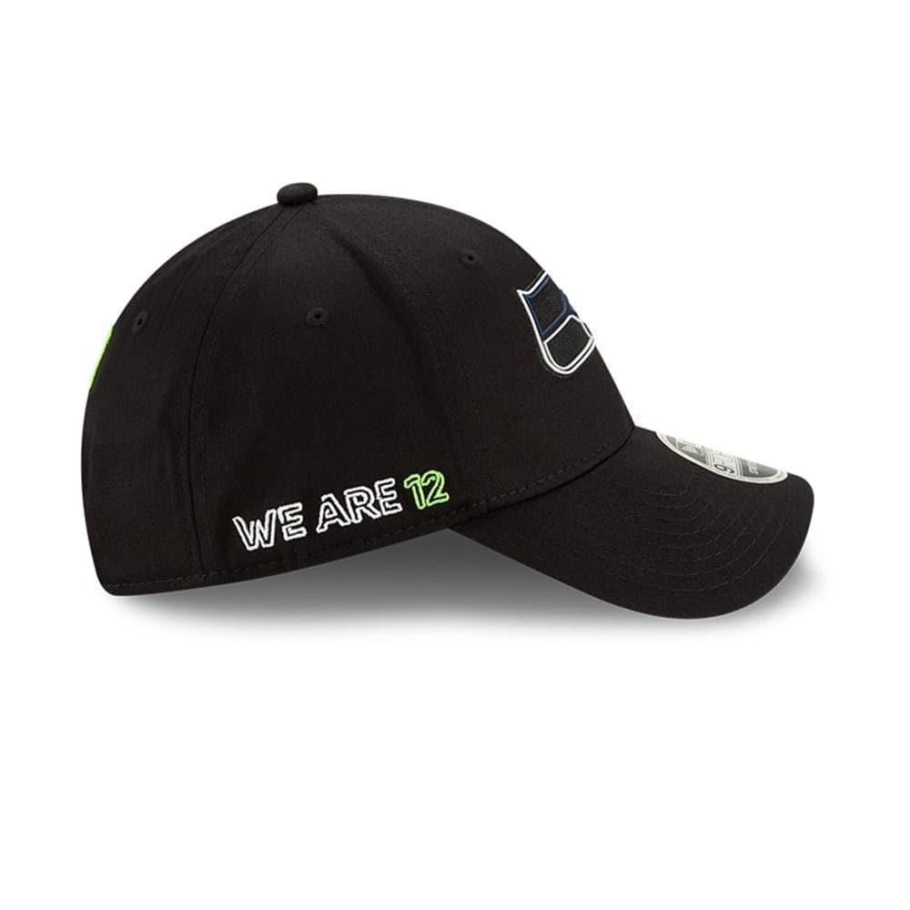 New Era Caps Seattle Seahawks New Era NFL 2020 Draft 9FORTY Stretch Snapback Curve Hat - Black