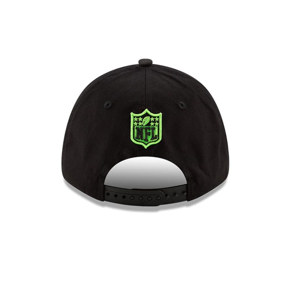 New Era Caps Seattle Seahawks New Era NFL 2020 Draft 9FORTY Stretch Snapback Curve Hat - Black