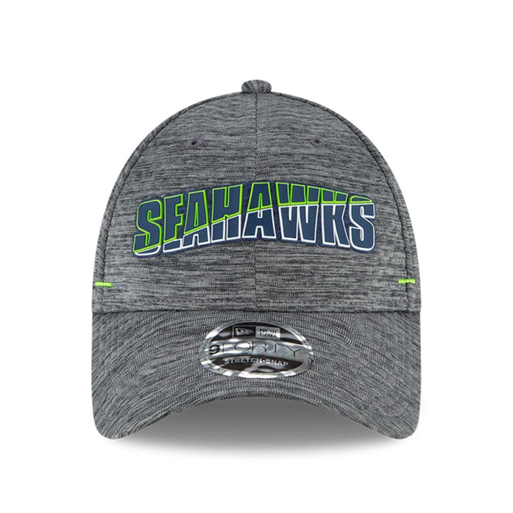 New Era Caps Seattle Seahawks New Era NFL 2020 Summer Sideline 9FORTY Snapback Curve Hat - Heather