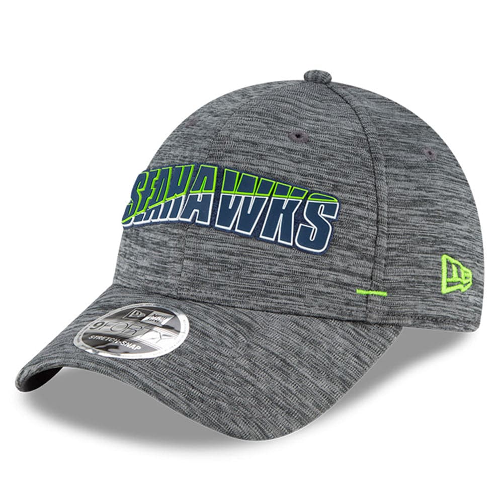 New Era Caps Seattle Seahawks New Era NFL 2020 Summer Sideline 9FORTY Snapback Curve Hat - Heather