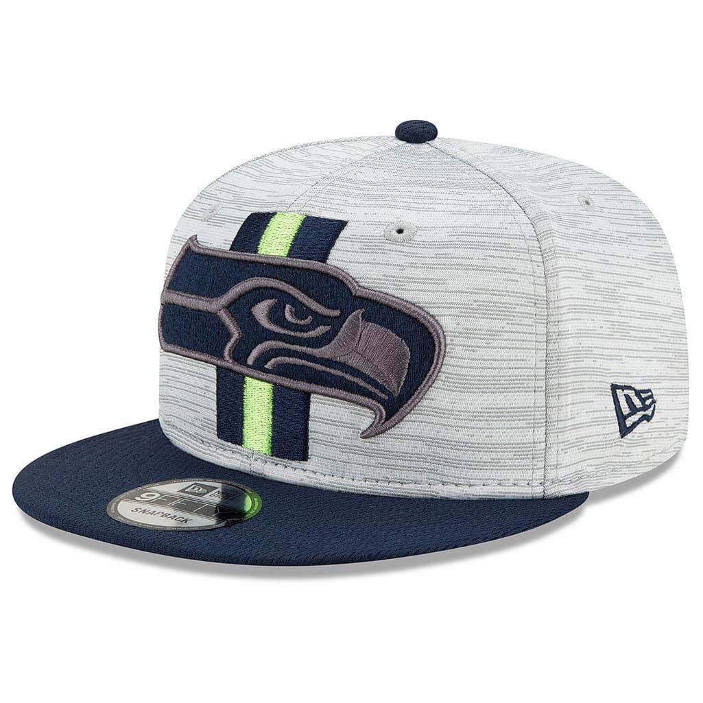 New Era Caps Seattle Seahawks New Era NFL 2021 Training Camp 9FIFTY Snapback Hat - Grey