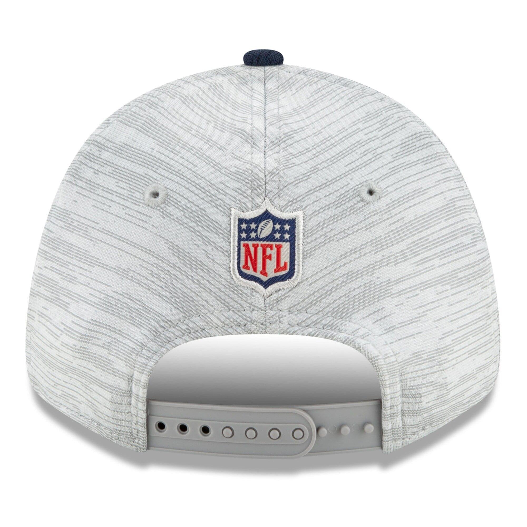 New Era Caps Seattle Seahawks New Era NFL 2021 Training Camp 9FORTY Curve Stretch Snapback Hat - Grey