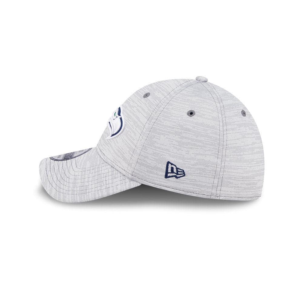 New Era Caps Seattle Seahawks New Era NFL 22 Training Camp Coach 39THIRTY Stretch Fit Hat - Grey