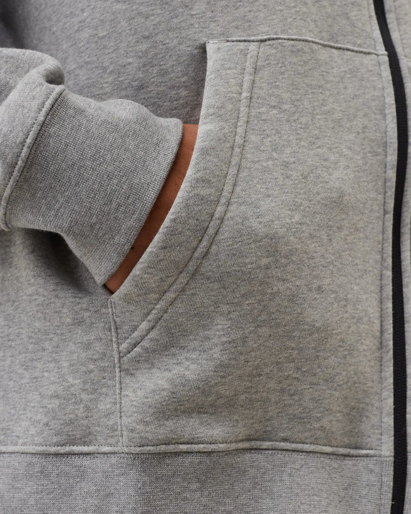 Nike Jumpers Seattle Seahawks Nike NFL Historic Full Zip Fleece Hoodie Jumper - Grey
