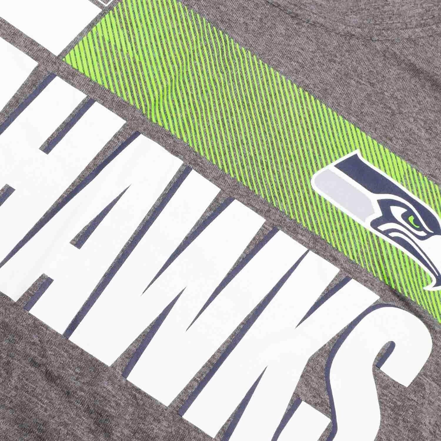 Nike T-Shirts Seattle Seahawks Nike NFL Team Name Sideline Legend Performance T-Shirt - Charcoal Heather