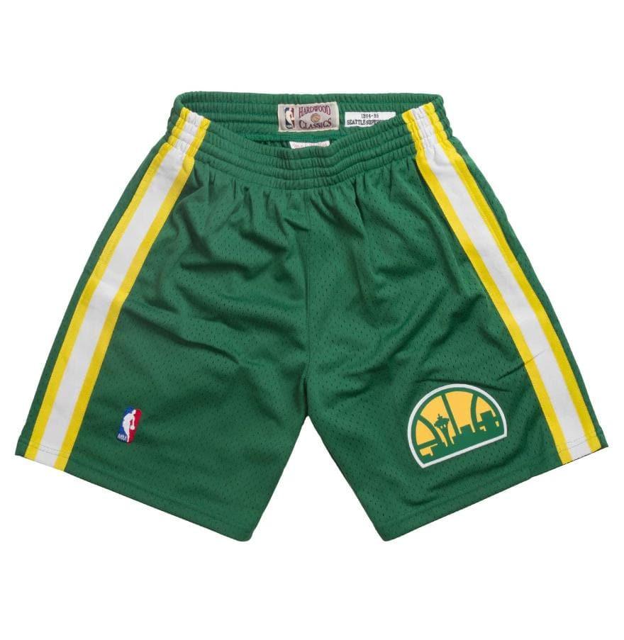 Mitchell And Ness Shorts Seattle Supersonics Mitchell & Ness NBA 94-95 Swingman Shorts - Green