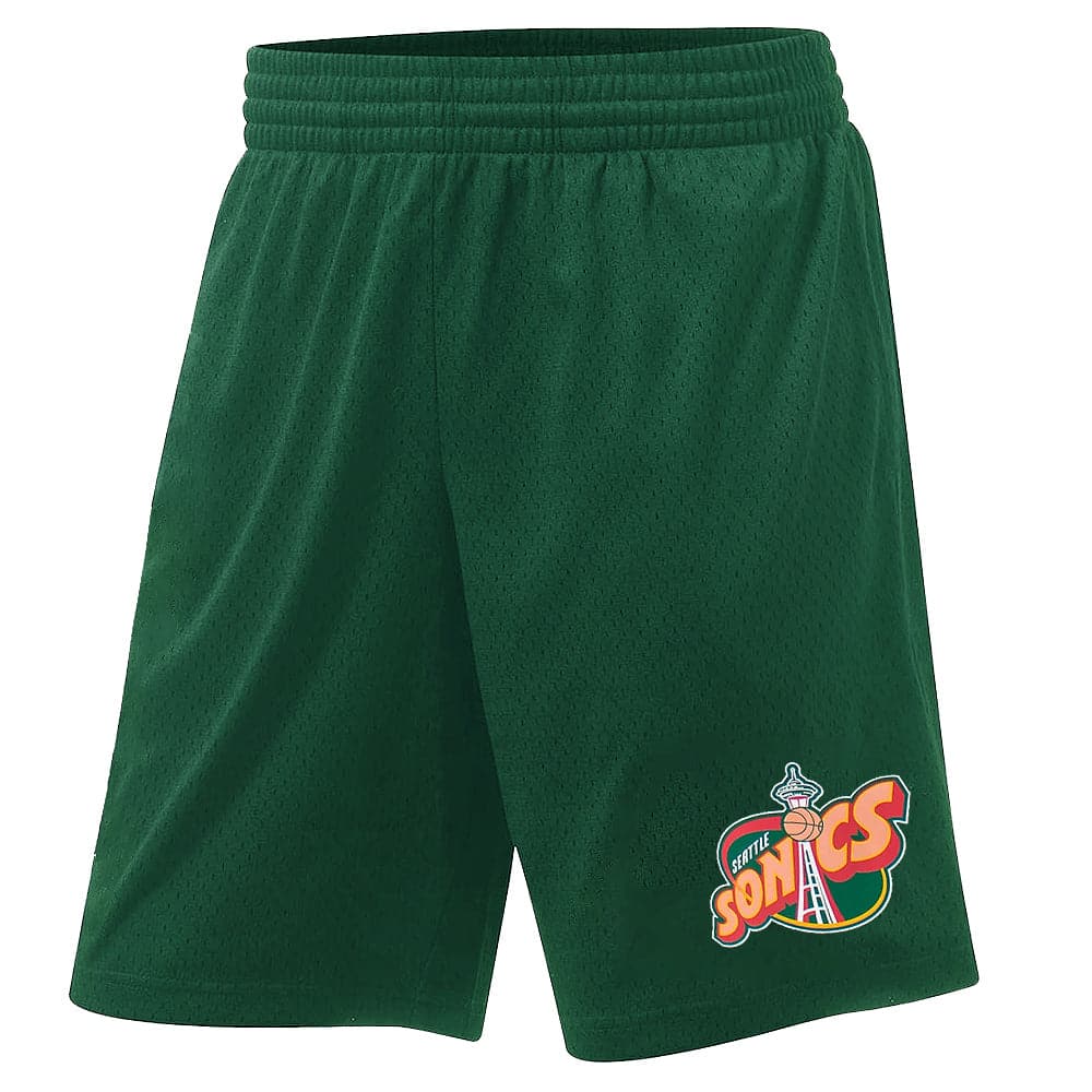 Mitchell And Ness Shorts Seattle Supersonics Mitchell & Ness NBA HWC Basic Mesh Premium Shorts - Green