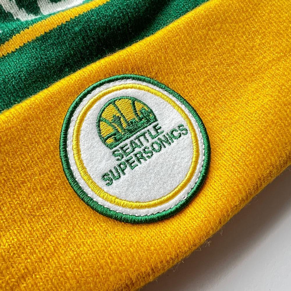 Mitchell And Ness Beanies Seattle Supersonics Mitchell & Ness NBA HWC Colour Knit Beanie - Green