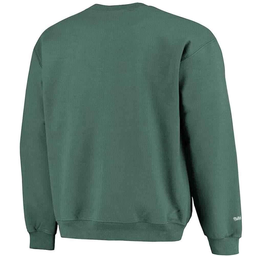 Mitchell And Ness Jumpers Seattle Supersonics Mitchell & Ness NBA Ivy Arch Vintage Crew Jumper - Faded Green