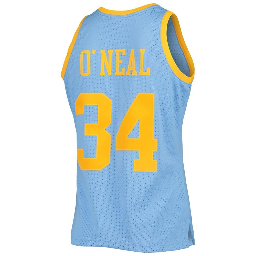 Mitchell And Ness Jerseys Shaquille O'Neal Los Angeles Lakers Mitchell & Ness NBA 01-02 Alt Swingman Jersey - Blue