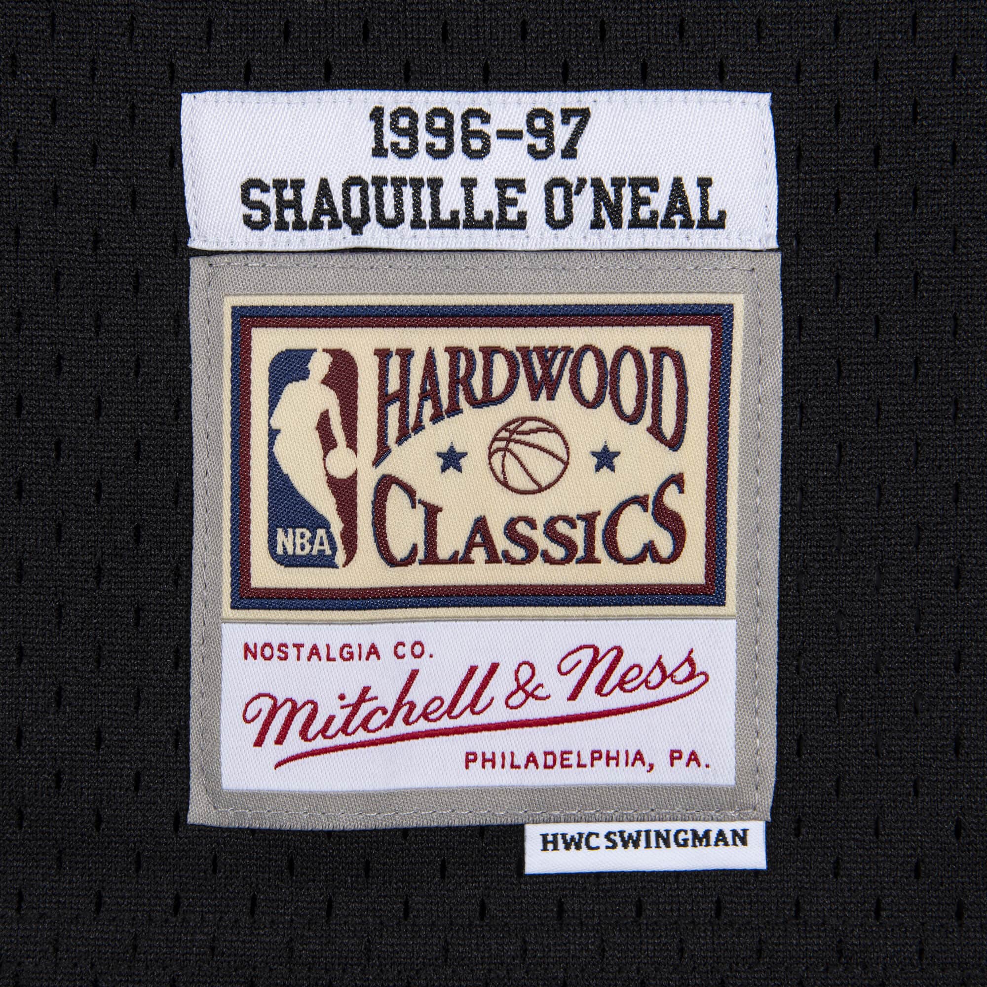 Mitchell And Ness Jerseys Shaquille O'Neal Los Angeles Lakers Mitchell & Ness NBA 96 Reload Swingman Jersey - Black