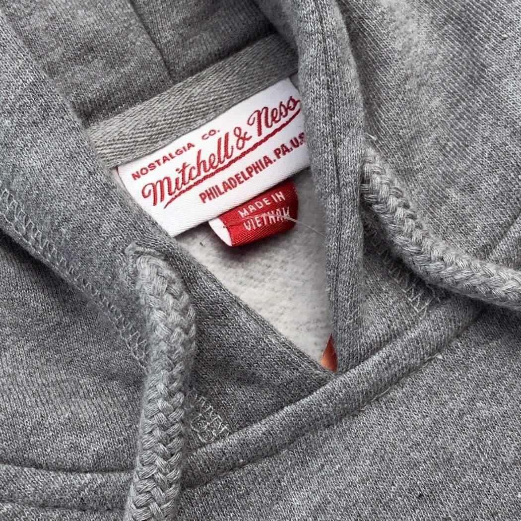 Mitchell And Ness Jumpers Shaquille O'Neal Los Angeles Lakers Mitchell & Ness NBA Player Hoodie Jumper - Grey