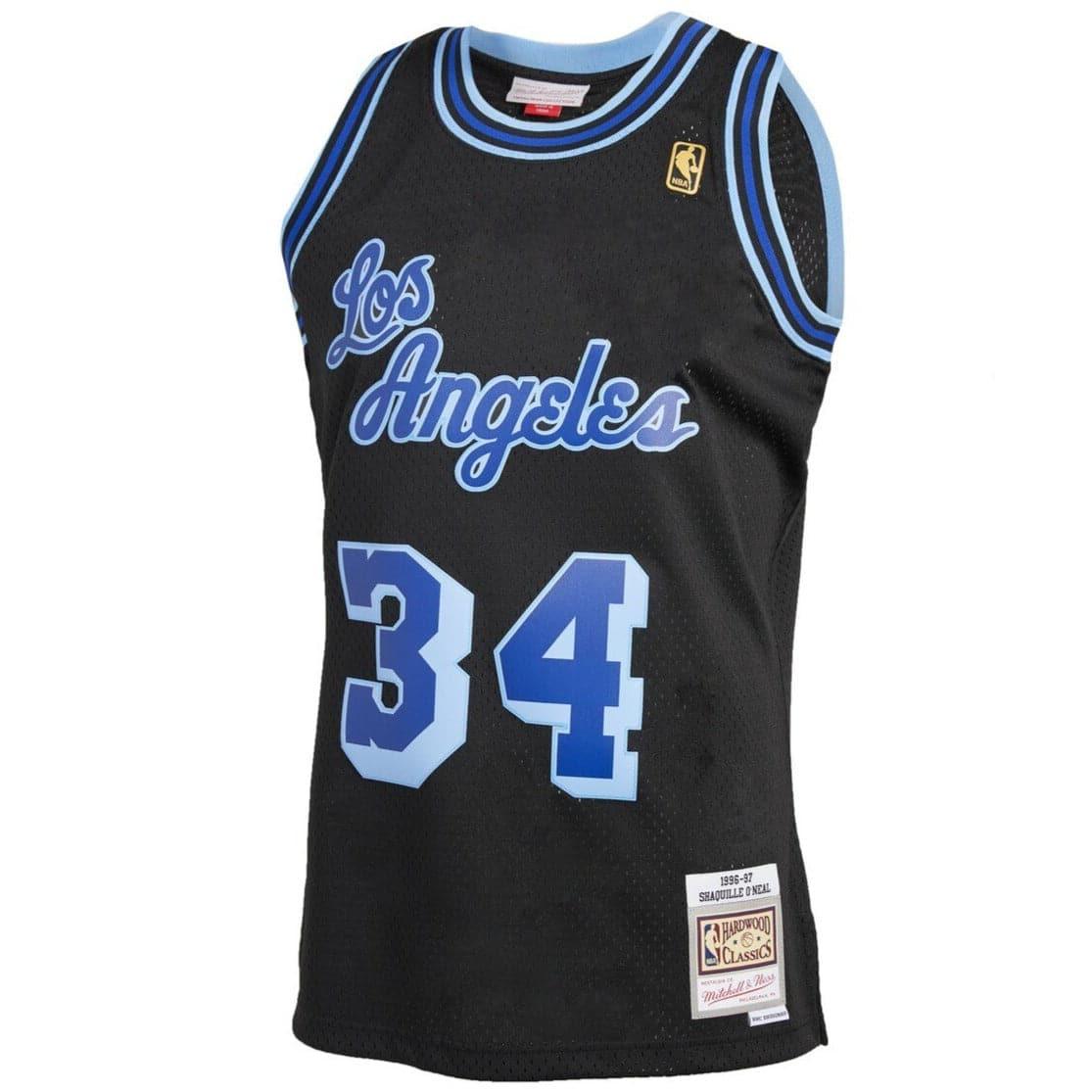 Mitchell And Ness Jerseys Shaquille O'Neal Los Angeles Lakers Mitchell & Ness NBA Reload 2.0 96-97 Swingman Jersey - Black