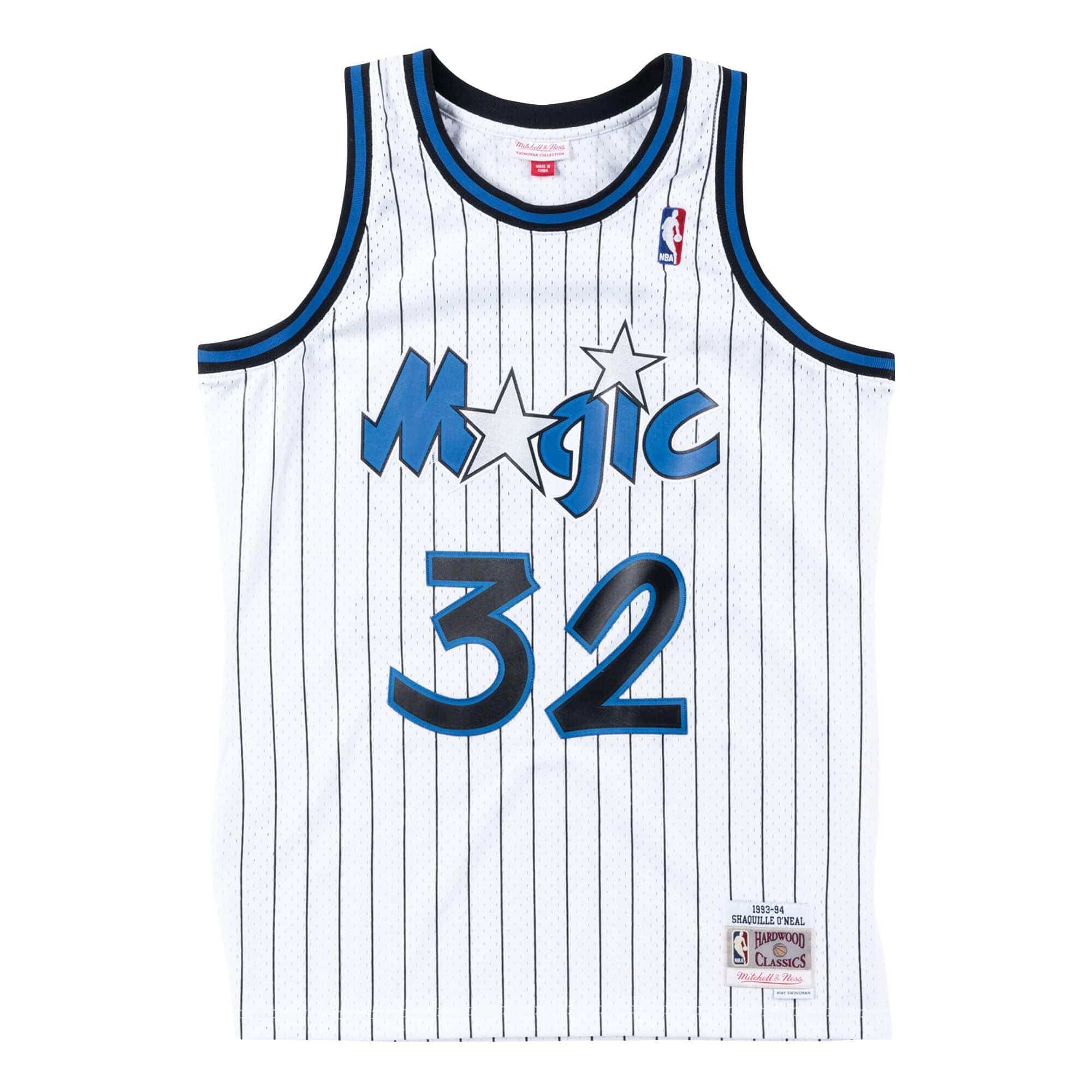 Mitchell And Ness Jerseys Shaquille O'Neal Orlando Magic Mitchell & Ness NBA 93-94 Swingman Jersey - White