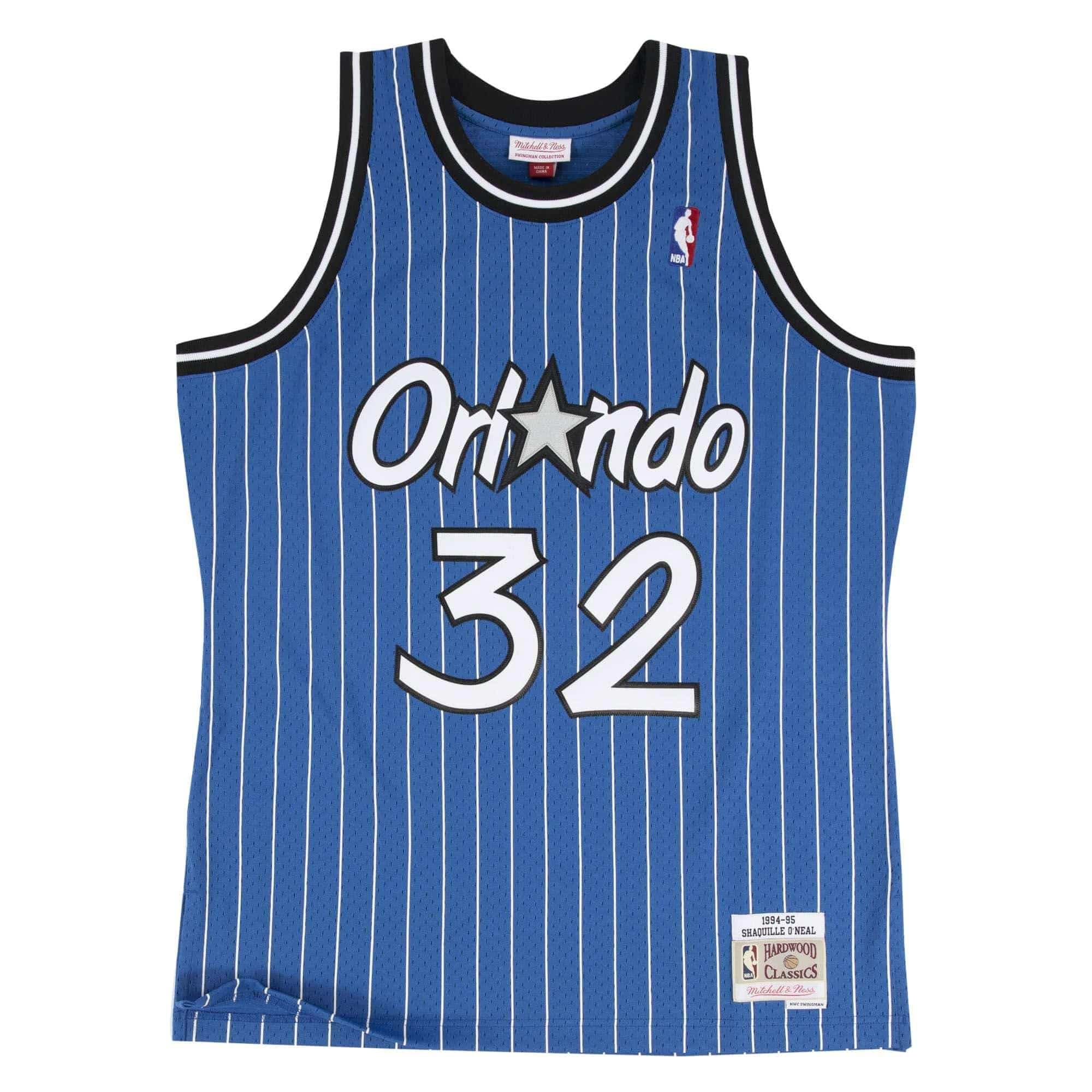 Mitchell And Ness Jerseys Shaquille O'Neal Orlando Magic Mitchell & Ness NBA Swingman Jersey - Blue