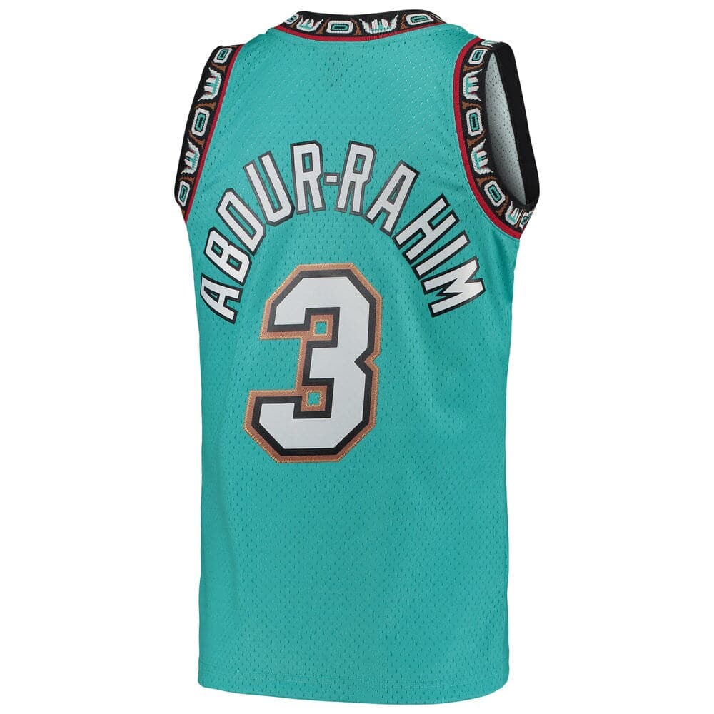 Mitchell And Ness Jerseys Shareef Abdur-Rahim Memphis Grizzlies Mitchell & Ness NBA 96-97 Swingman Jersey - Turqouise