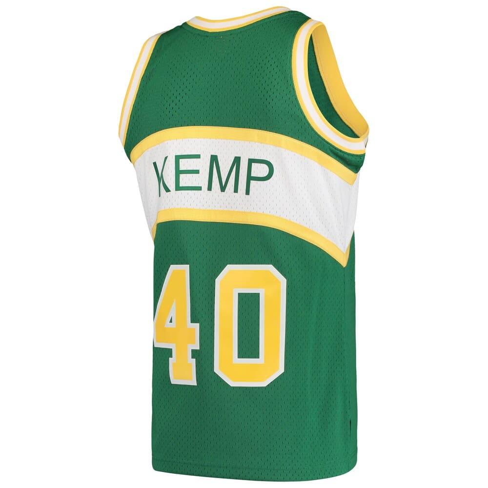 Mitchell And Ness Jerseys Shawn Kemp Seattle Supersonics Mitchell & Ness NBA 94-95 Swingman Jersey - Green