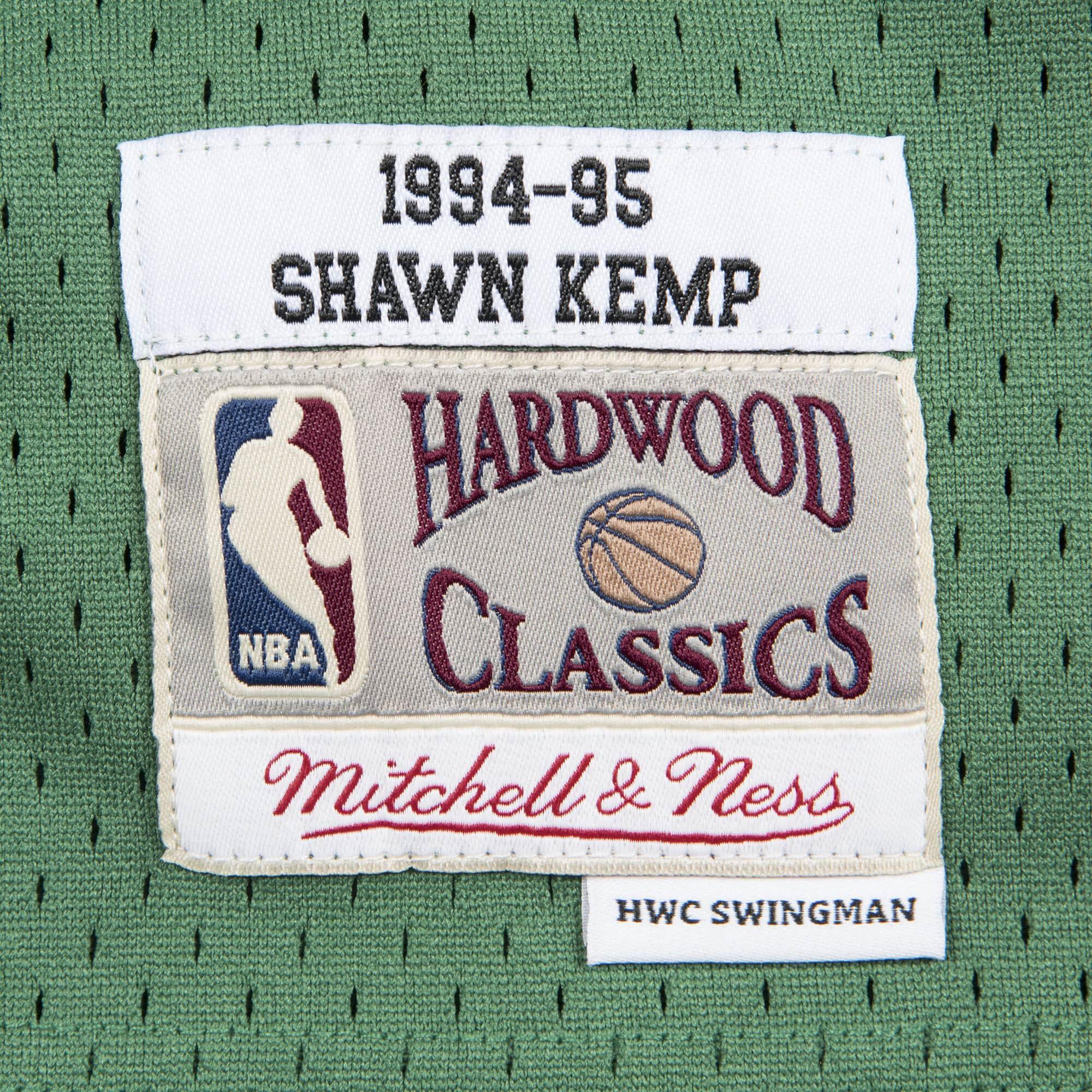 Mitchell And Ness Jerseys Shawn Kemp Seattle Supersonics Mitchell & Ness NBA 94-95 Swingman Jersey - Green