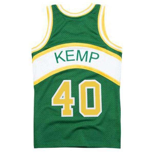 Mitchell And Ness Jerseys Shawn Kemp Seattle Supersonics Mitchell & Ness NBA 94-95 Swingman Jersey - Green