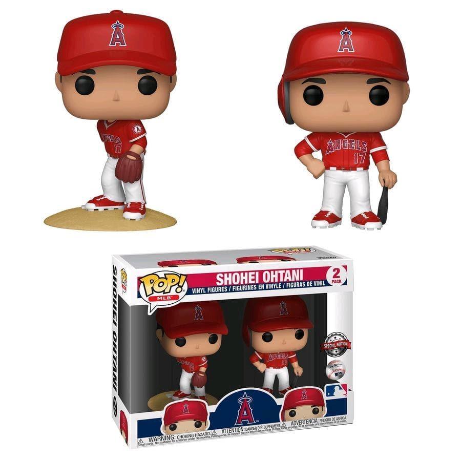 Funko Figures Shohei Ohtani Los Angeles Angels Funko MLB Special Edition Pop 2 Pack Figure - Red
