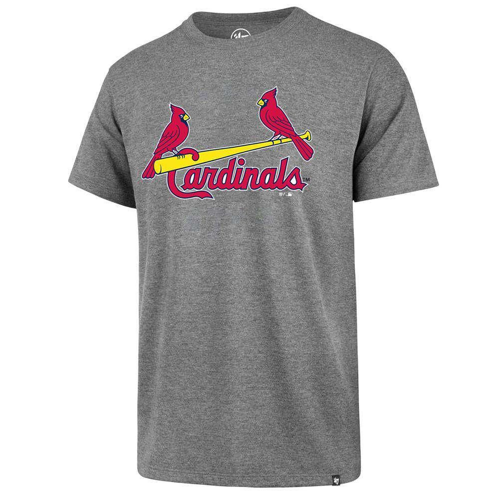 47 Brand T-Shirts St Louis Cardinals '47 MLB Wordmark Splitter T-Shirt - Grey