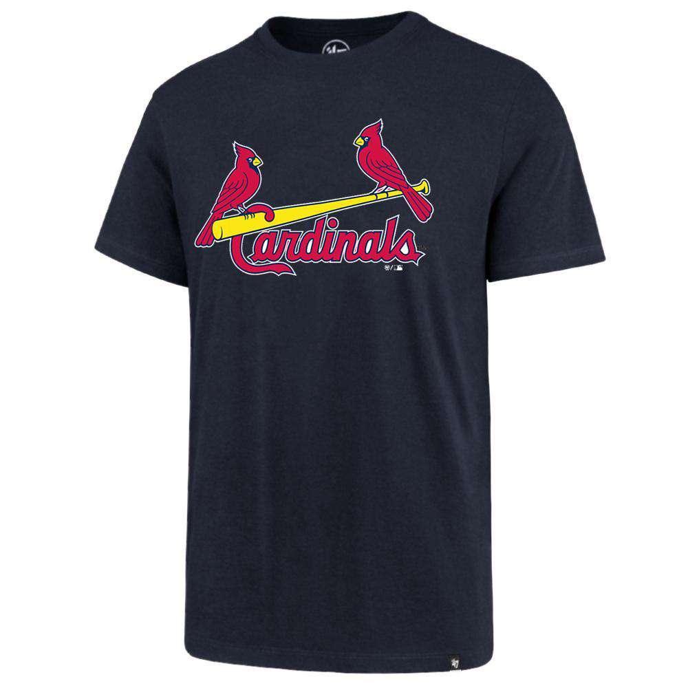 47 Brand T-Shirts St Louis Cardinals '47 MLB Wordmark Splitter T-Shirt - Navy