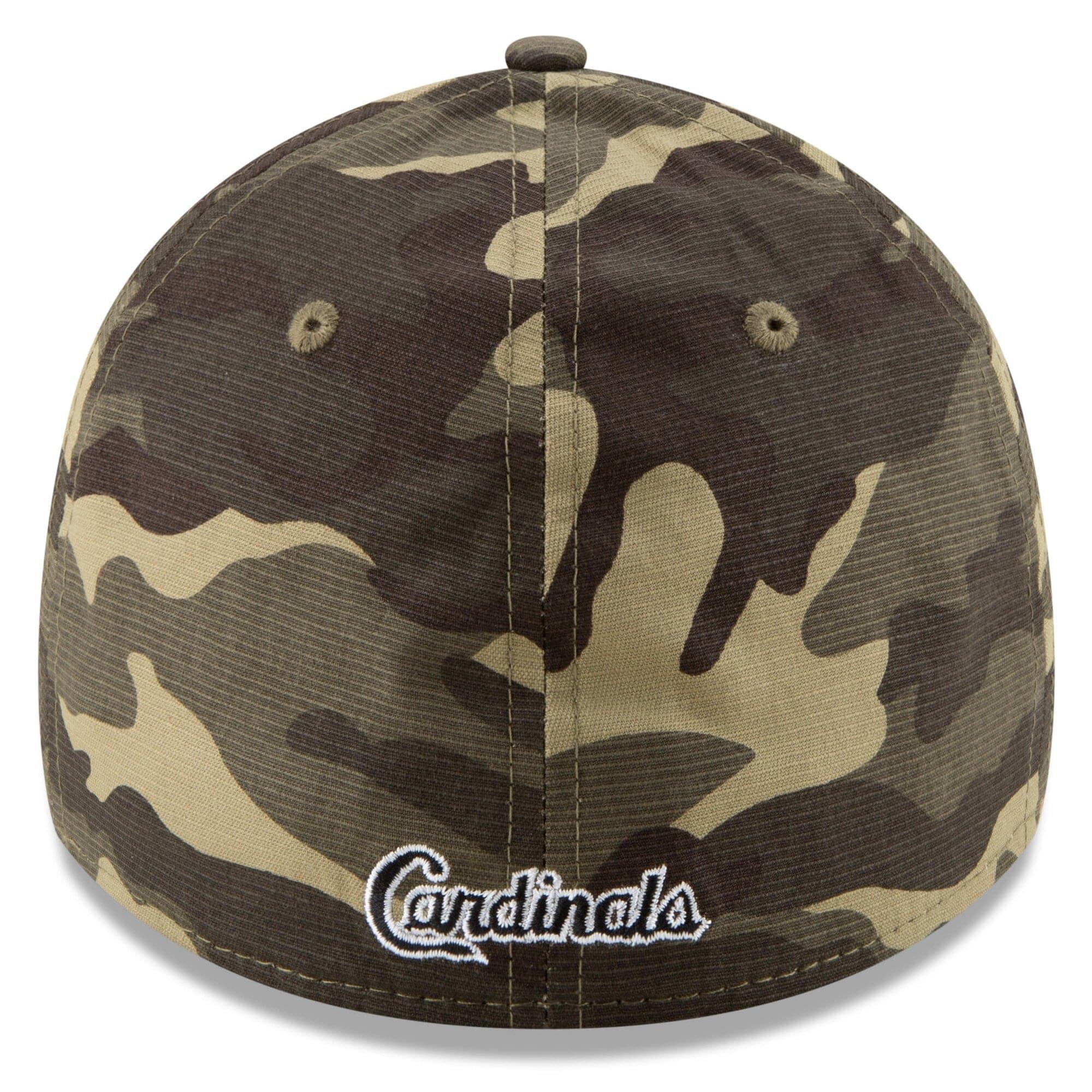 New Era Caps St. Louis Cardinals New Era MLB 2021 Armed Forces 39THIRTY Flex Fit Curve Hat - Camo