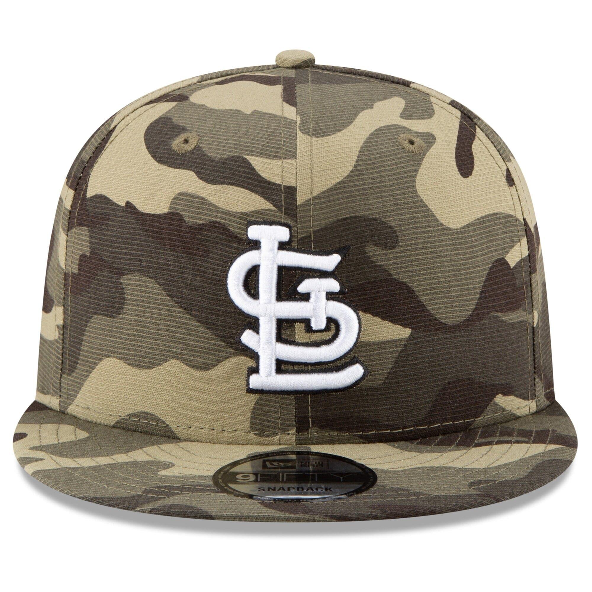 New Era Caps St. Louis Cardinals New Era MLB 2021 Armed Forces 9FIFTY Snapback Hat - Camo
