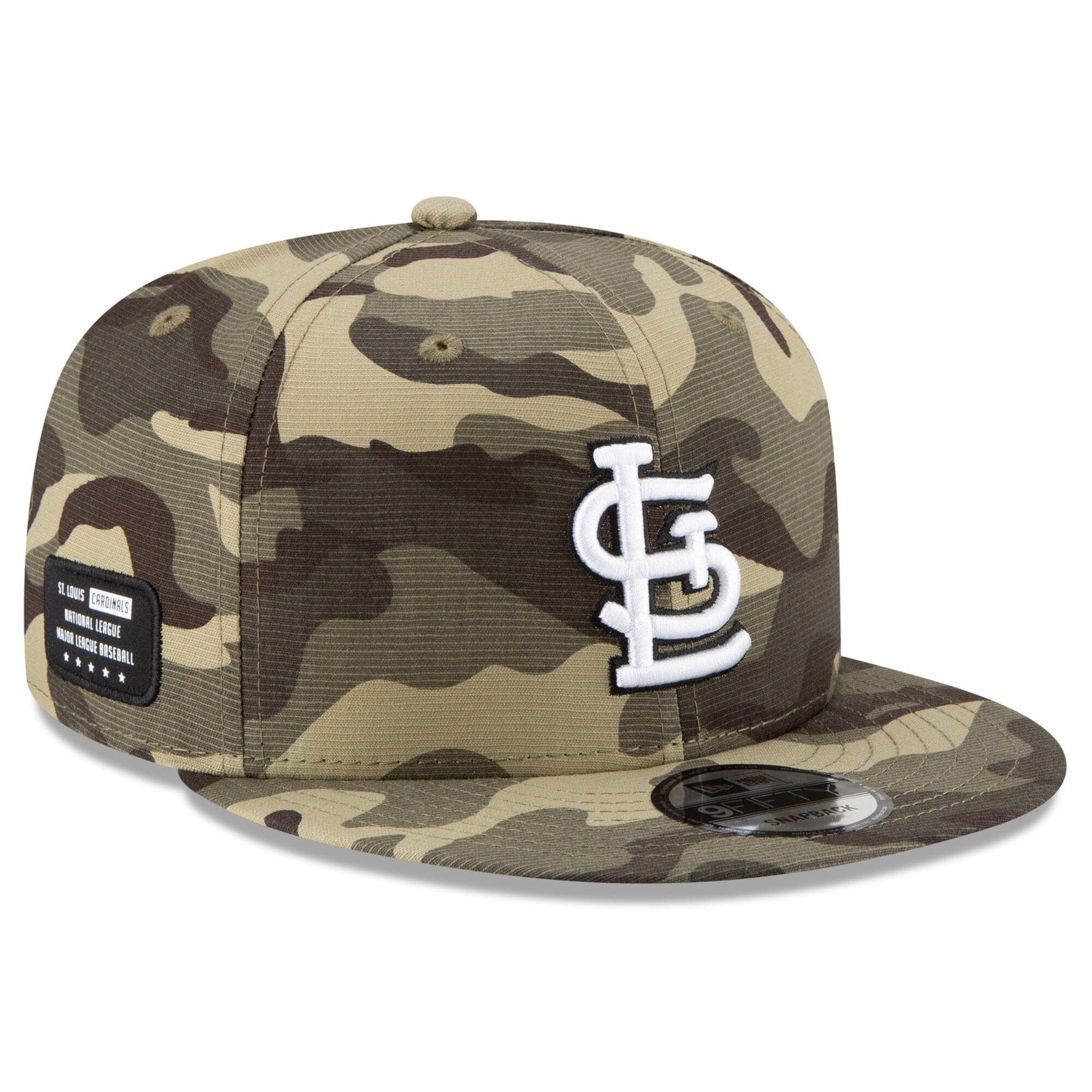 New Era Caps St. Louis Cardinals New Era MLB 2021 Armed Forces 9FIFTY Snapback Hat - Camo