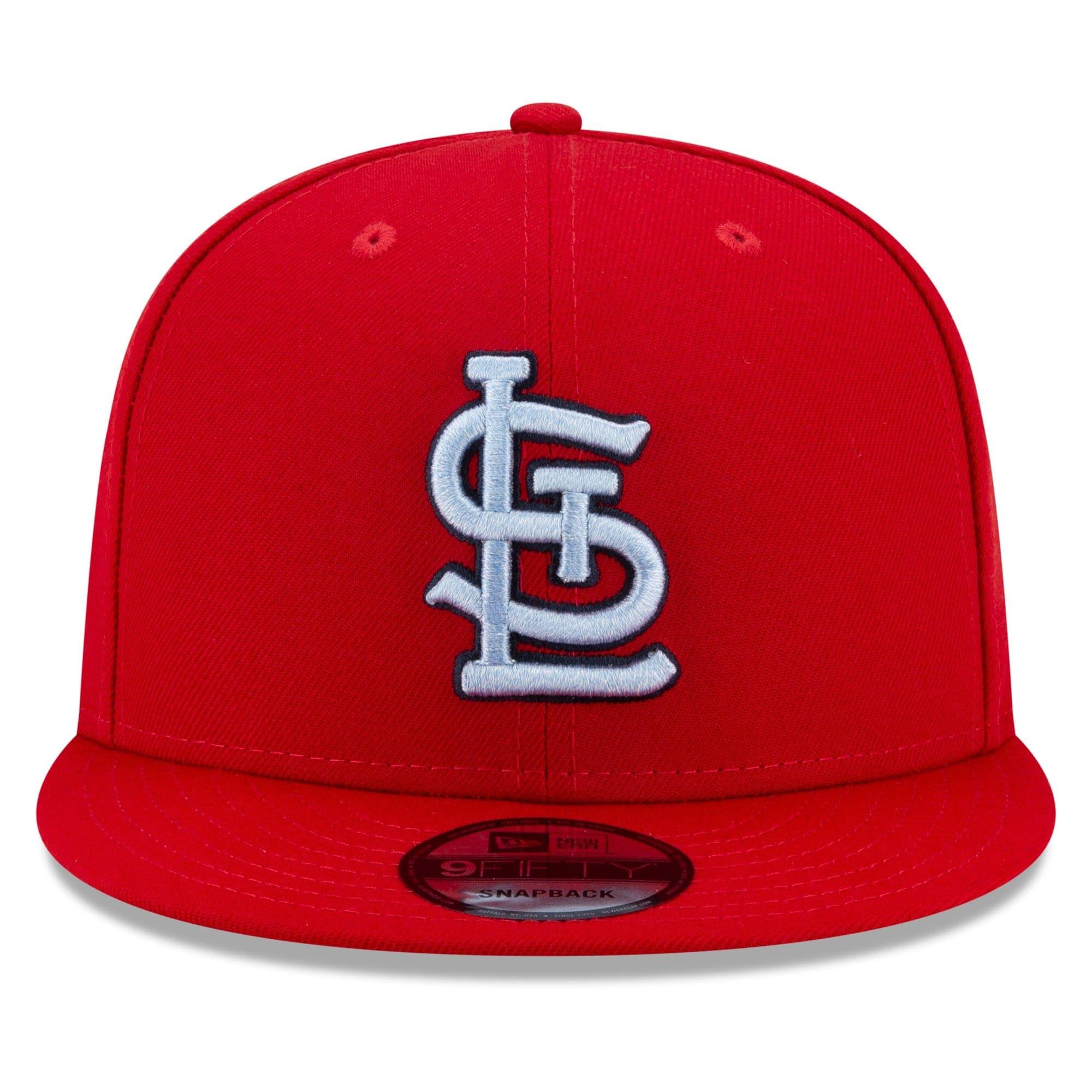 New Era Caps St. Louis Cardinals New Era MLB 2021 Fathers Day 9FIFTY Snapback Hat - Red