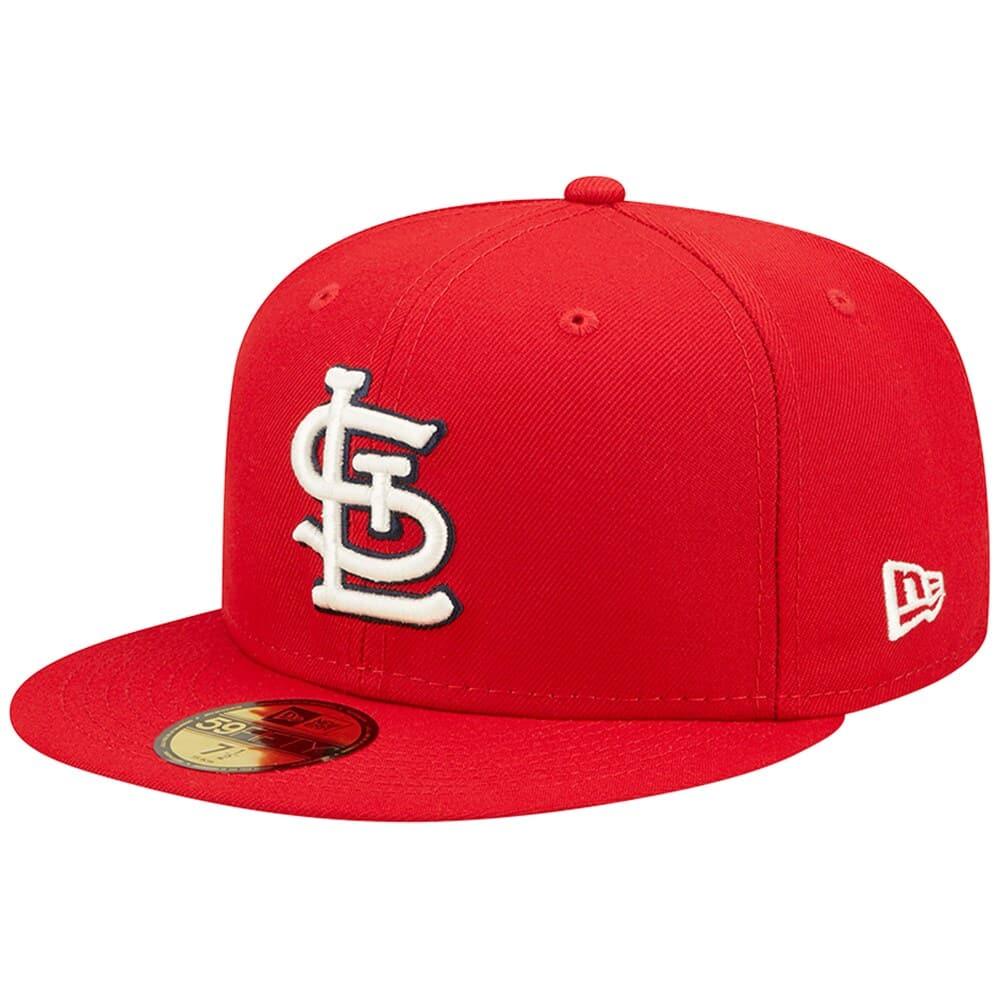 New Era Caps St Louis Cardinals New Era MLB Pop Sweat 59FIFTY Fitted Hat - Red