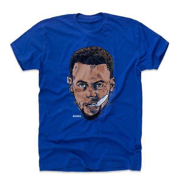 500 Level T-Shirts Steph Curry Golden State Warriors 500 Level NBA Mouthguard T-Shirt - Royal Blue