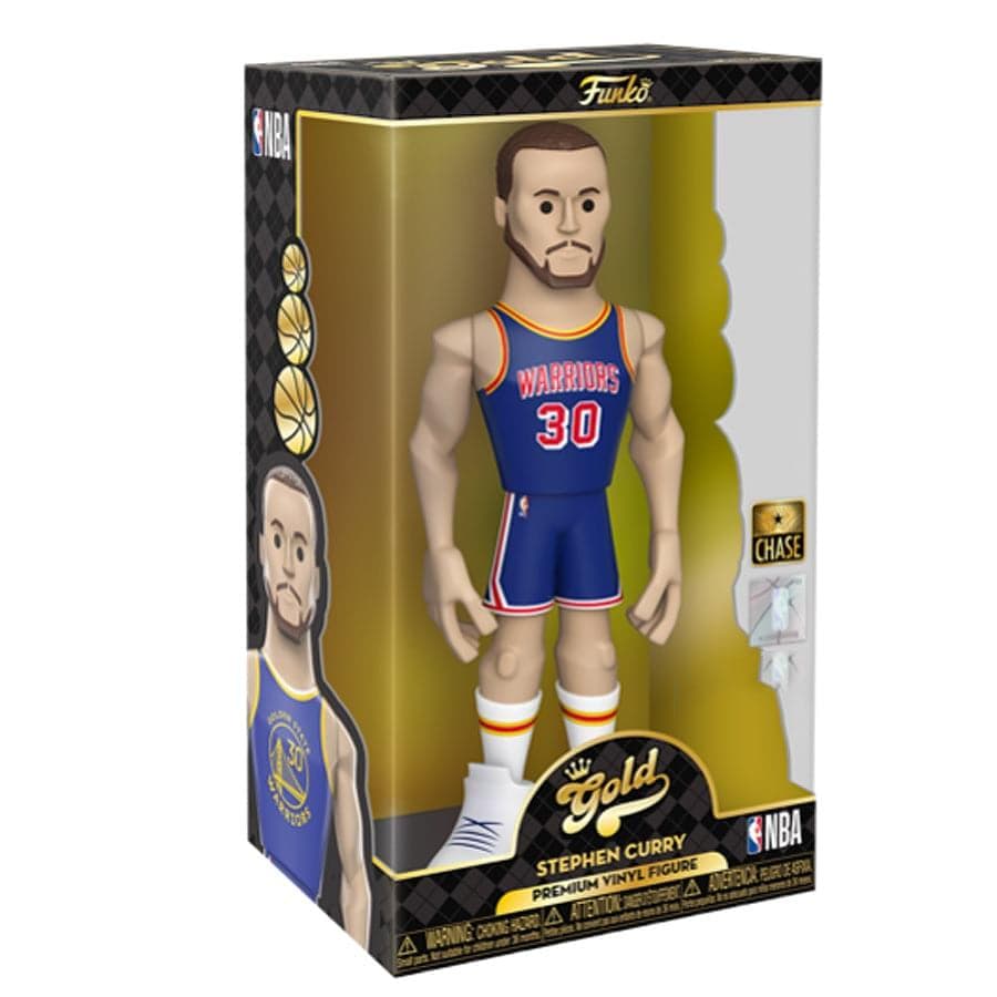 Funko Figures Steph Curry Golden State Warriors Funko NBA 12" Vinyl Gold Figure - Blue