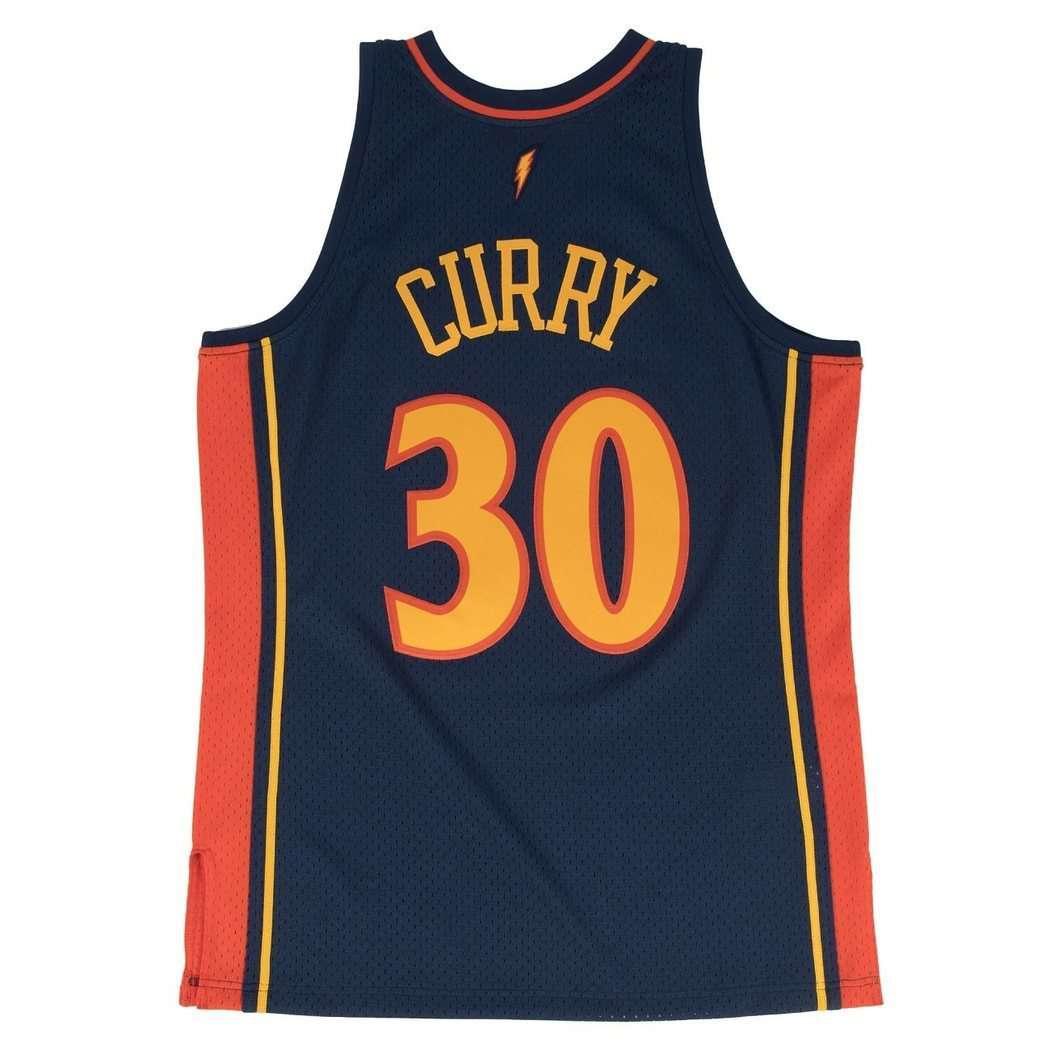 Mitchell And Ness Jerseys Steph Curry Golden State Warriors Mitchell & Ness NBA Swingman Jersey - Navy