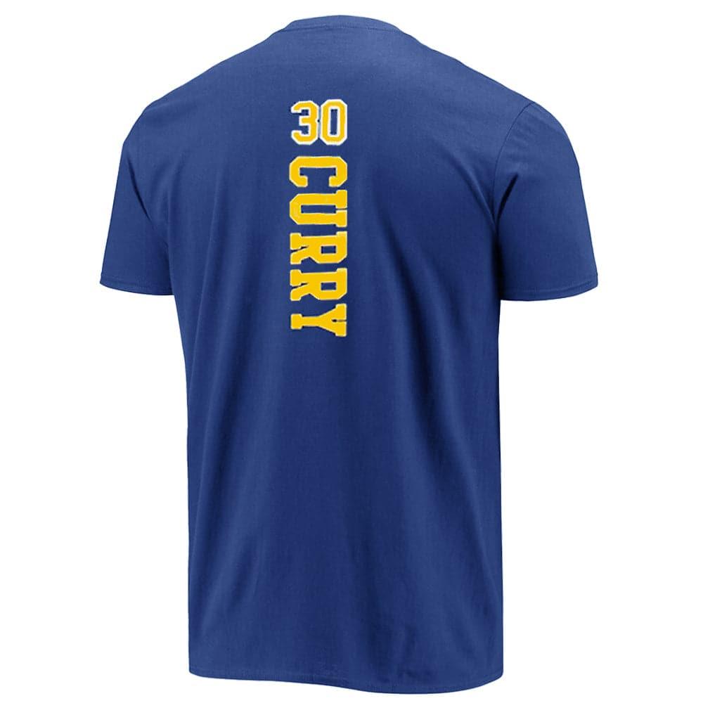 NBA Essentials T-Shirts Steph Curry Golden State Warriors NBA Essentials Top of The Key Player T-Shirt - Blue